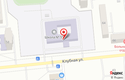 Средняя школа №51 в Заволжском районе на карте
