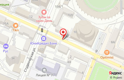 АльтераМед на улице Комиссаржевской на карте
