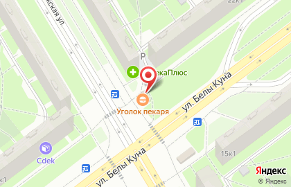 Бистро на ул. Белы Куна, 22в на карте