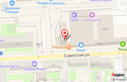 Твёрдый знак на Советской улице на карте