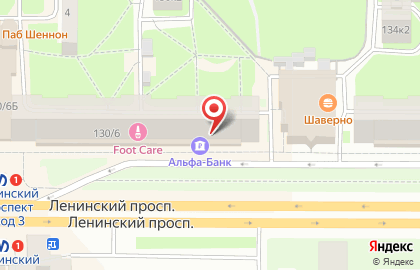 Маникюрный кабинет на Ленинском проспекте на карте