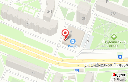 Пекарня Три батона в Кемерово на карте