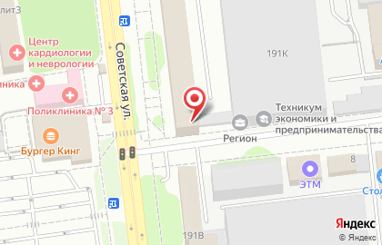Салон Галерея Дверей на Советской улице на карте