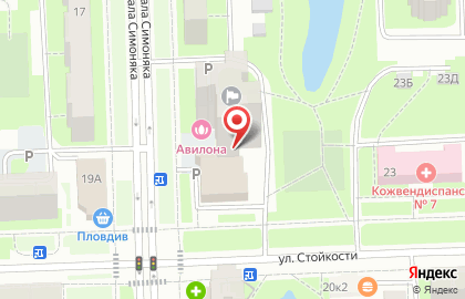 Марс на улице Генерала Симоняка на карте