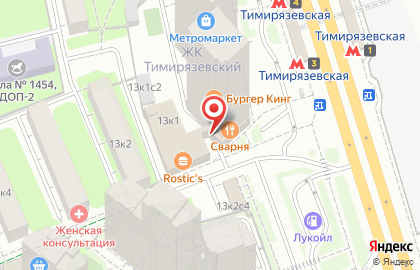 СЦ "Рестарт" на Дмитровском шоссе на карте