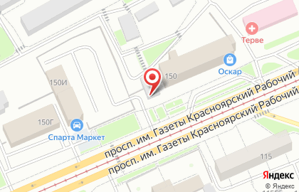 ОАО Красноярский судоремонтный завод на карте