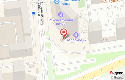 Салон связи МТС в Заречном проезде на карте