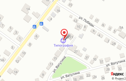 Типография в Белгороде на карте