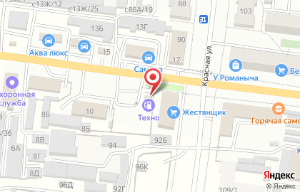 Техно в Рубцовске на карте