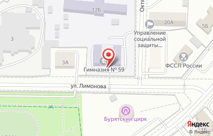 Российская гимназия №59 на карте