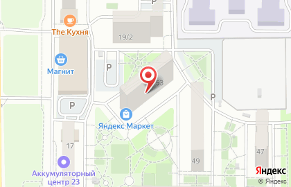 Магазин канцтоваров и детских развивающих книг Фломастер на карте