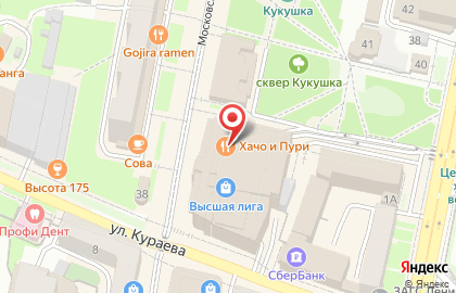 Туристическое агентство Дельфин на Московской улице на карте