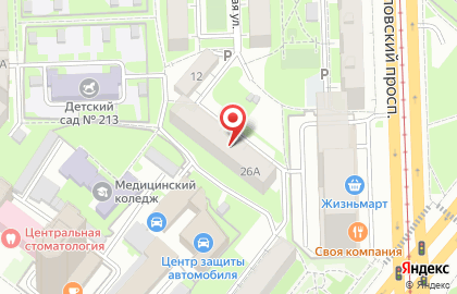 Аякс на улице Воровского на карте
