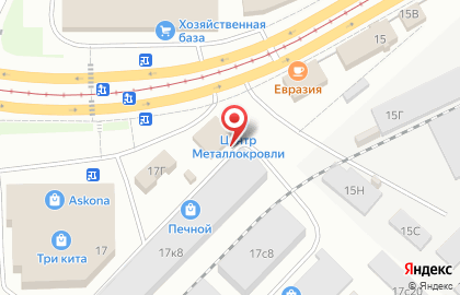 Завод металлокровли Сталькомплект на улице Пойма на карте