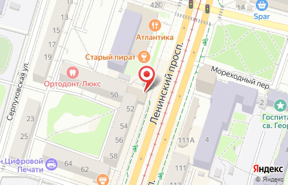 Банкомат Банк Санкт-Петербург на Ленинском проспекте на карте