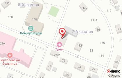 Салон красоты Эдем в Санкт-Петербурге на карте