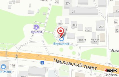 Магазин автозапчастей Автомир+ в Железнодорожном районе на карте