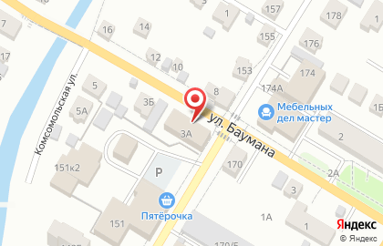 Аккумуляторный центр на улице Баумана на карте