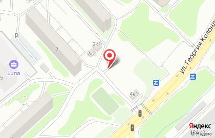 Автостоянка в Новосибирске на карте