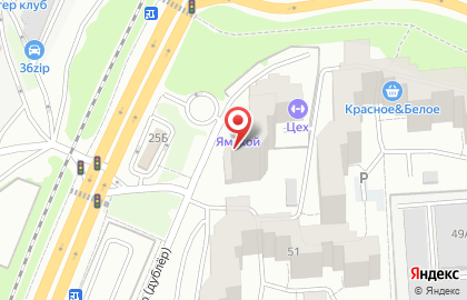 Супермаркет Поляна на улице Антонова-Овсеенко на карте