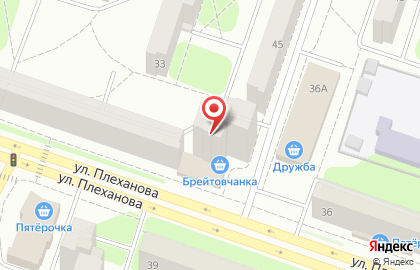 ПластСтрой на улице Плеханова на карте