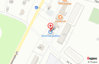 Магазин Золотая рыбка на Морквашинской улице на карте