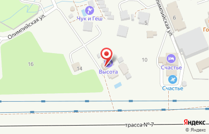 Гостевой двор Высота на карте
