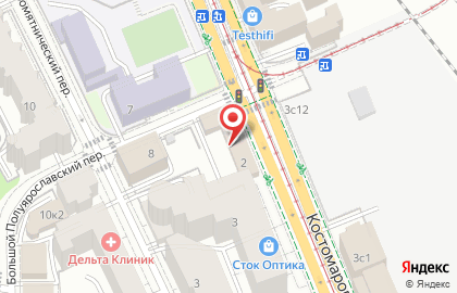 ЗАО Банкомат, Банк ВТБ 24 в Костомаровском переулке на карте