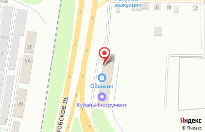Магазин Обойкин на улице Ростовское шоссе на карте