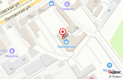Склад Империя фруктов на Литовской улице на карте