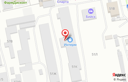 Производственная компания Интерм на карте