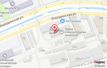 Медицинский центр ДНР на Бородинской улице на карте