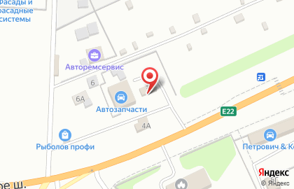 Шиномонтажная мастерская на Рижской улице на карте