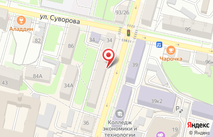 Магазин эротических товаров Vandersex на улице Рылеева на карте