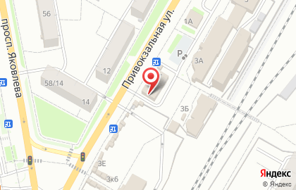 Салон связи Связной на Привокзальной улице на карте