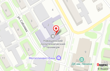 Навашинский Политехнический Техникум на карте
