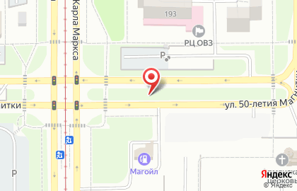 Шиномонтажная мастерская в Орджоникидзевском районе на карте