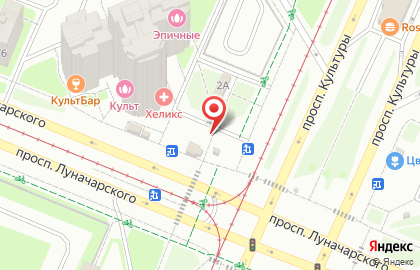Бистро на проспекте Луначарского, 76г на карте