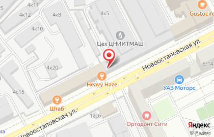 Пивной бар Штаб на Новоостаповской улице на карте