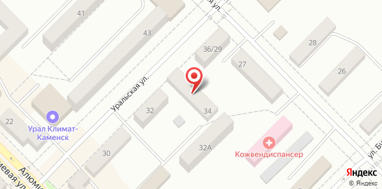 Медицинская клиника ХосаДо на Уральской улице на карте
