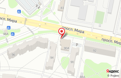 Банкомат СберБанк на проспекте Мира, 90а в Заречном на карте