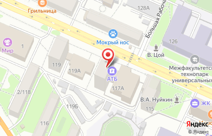 Банкомат Открытие в Барнауле на карте