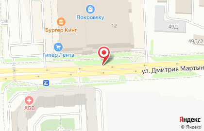 Школа Хрустальное сердце на улице Дмитрия Мартынова на карте