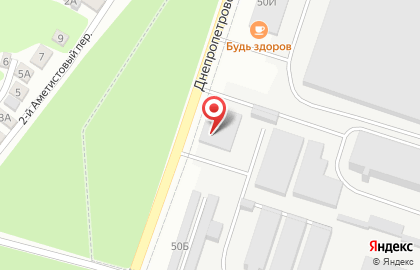 Торговый дом Лебединский на Днепропетровской улице на карте