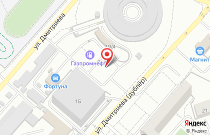 Автомойка Газпромнефть на улице Крупской на карте