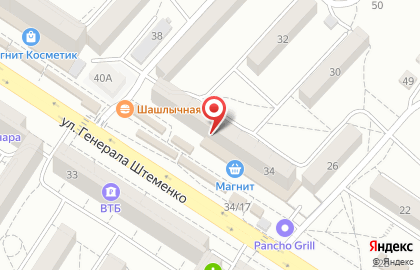 Магазин полуфабрикатов в Краснооктябрьском районе на карте