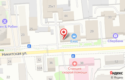 Банкомат Газпромбанк на Никитской улице на карте