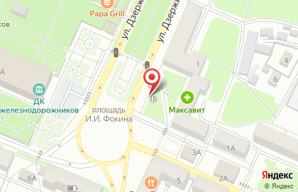 Магазин Живые цветы в Фокинском районе на карте