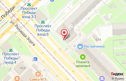 Киоск по продаже печатной продукции Экспресс Печать на проспекте Победы, 56 киоск на карте