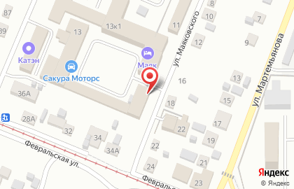 Бесконтактная экспресс-автомойка Быстромойка в переулке Маяковского на карте
